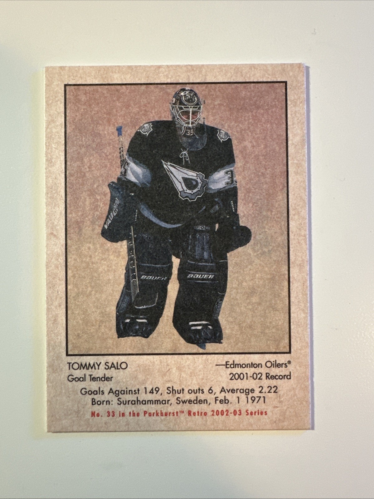 Tommy Salo #33