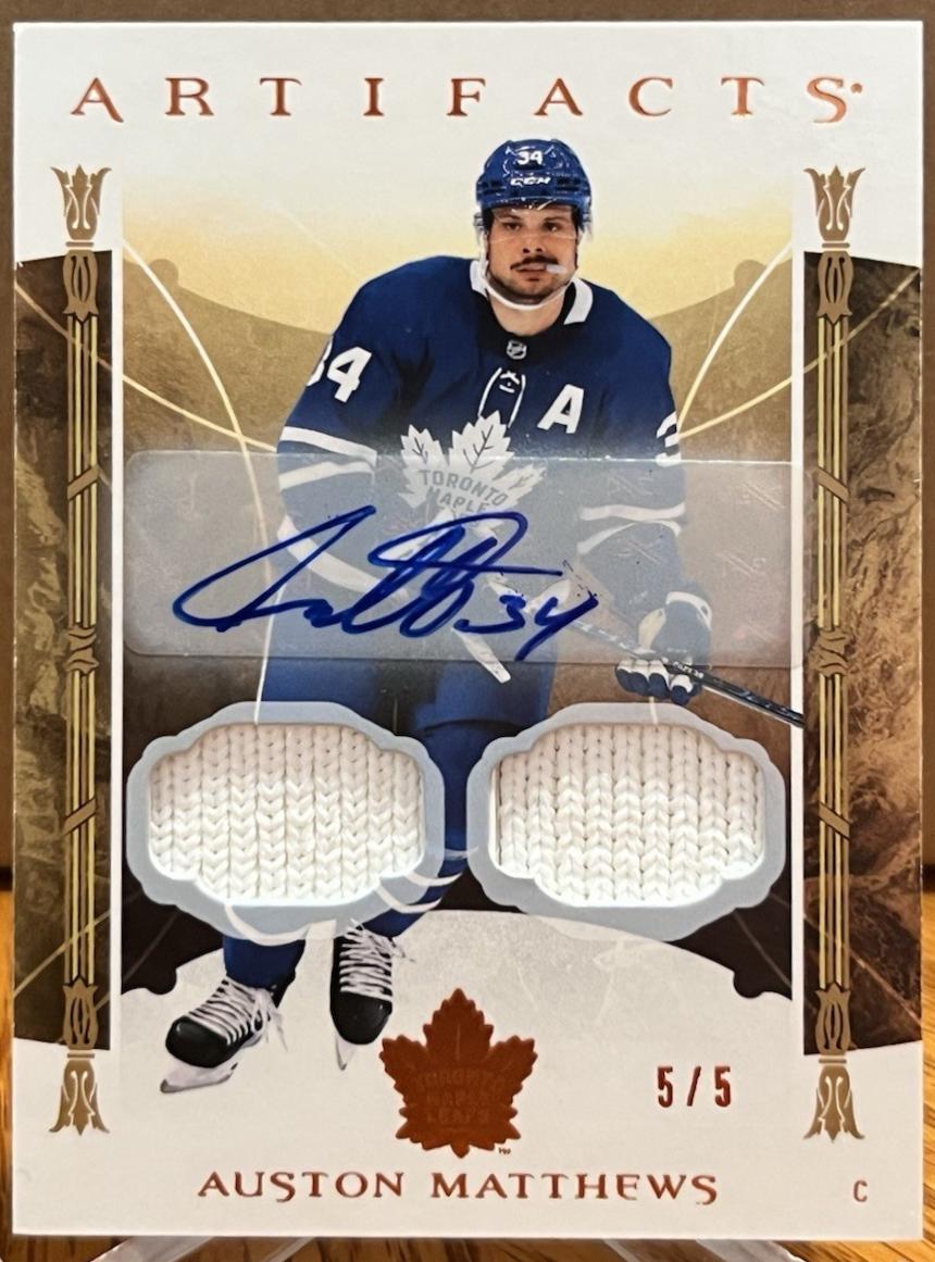 Auston Matthews [Material Autograph Orange] #127