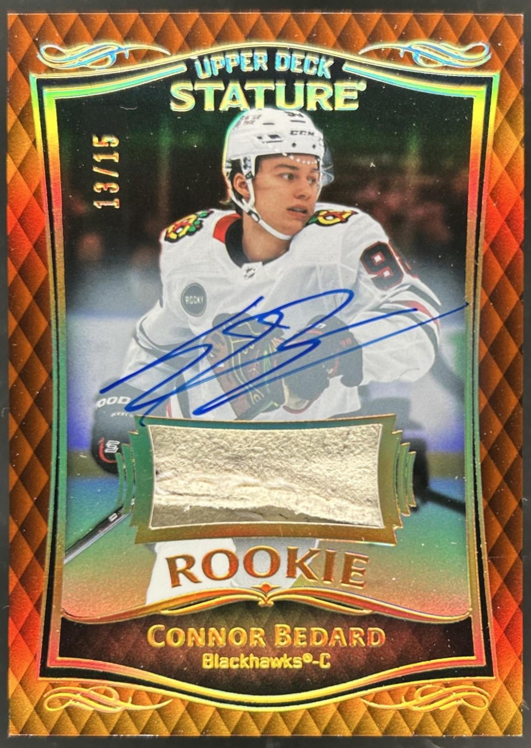 Connor Bedard [Orange Autograph Memorabilia] #32