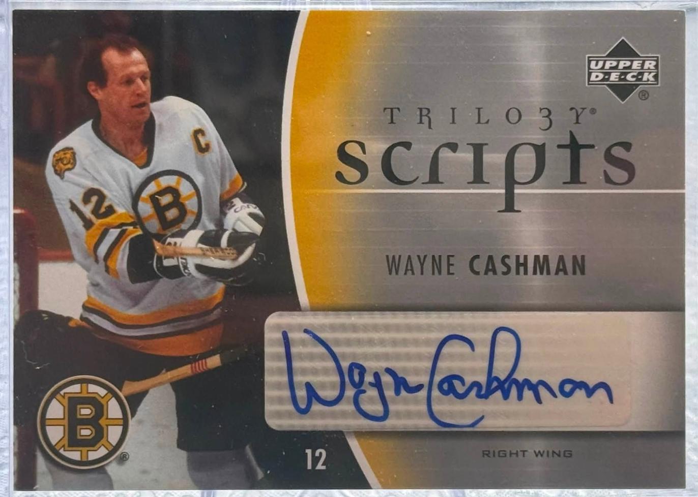 Wayne Cashman #TS-WC