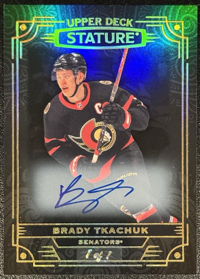 Brady Tkachuk [Black Autograph] #54