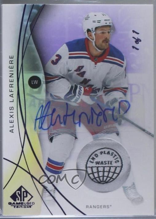 Alexis Lafreniere [Purple Auto Sponsor Logo Patch] #68