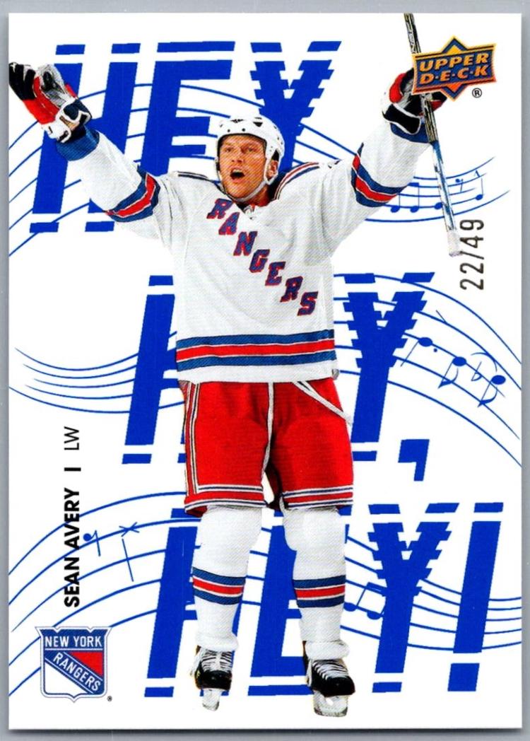 Sean Avery [Blue] #HHH-24