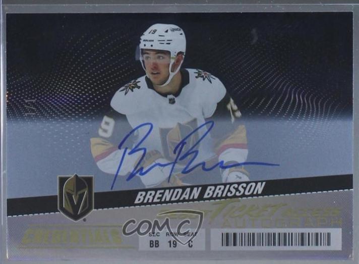 Brendan Brisson [Black Horizontal Autograph] #121
