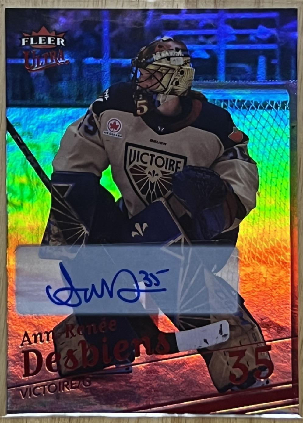 Ann-Renee Desbiens [Red Rainbow Autograph] #35