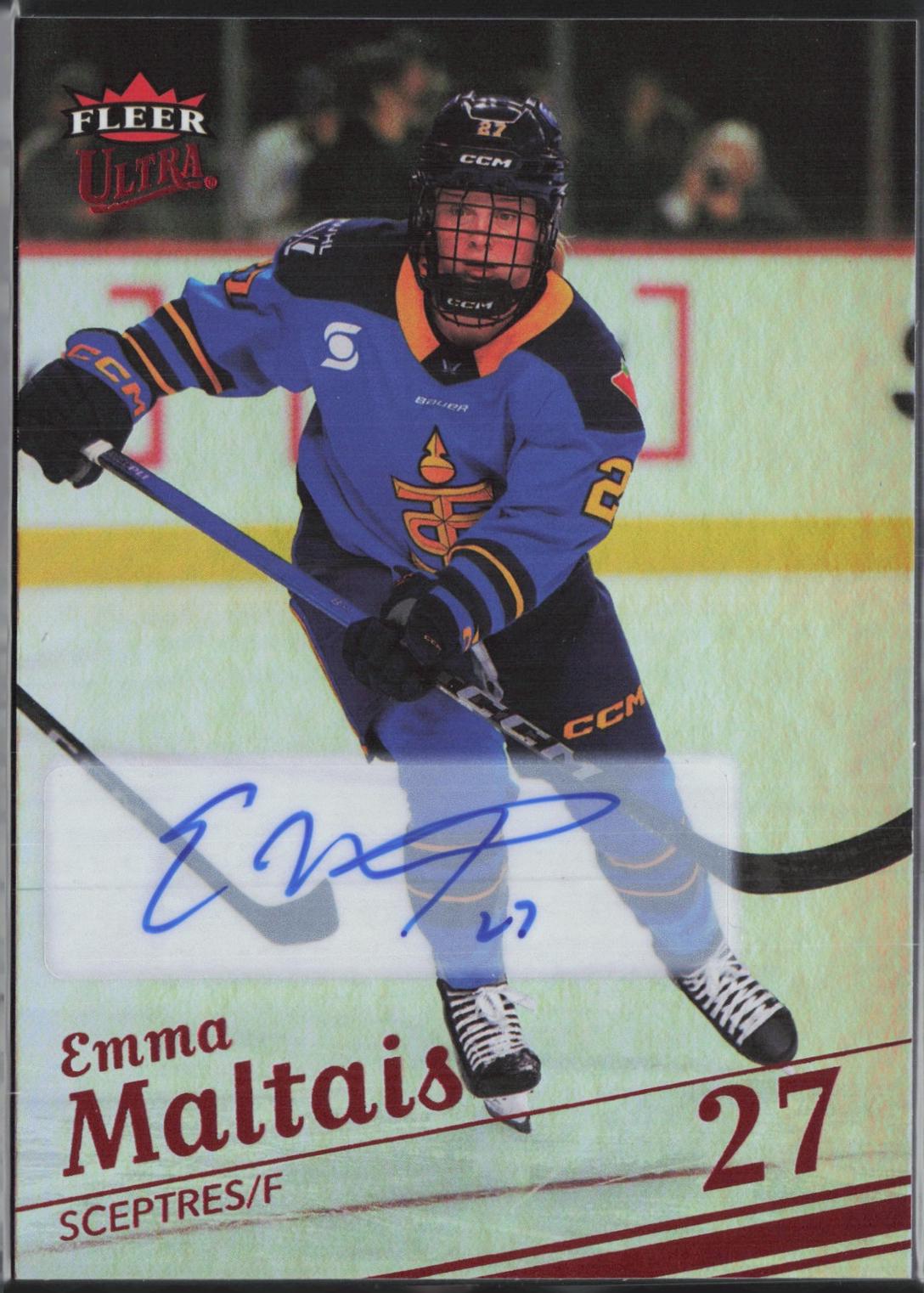 Emma Maltais [Red Rainbow Autograph] #37