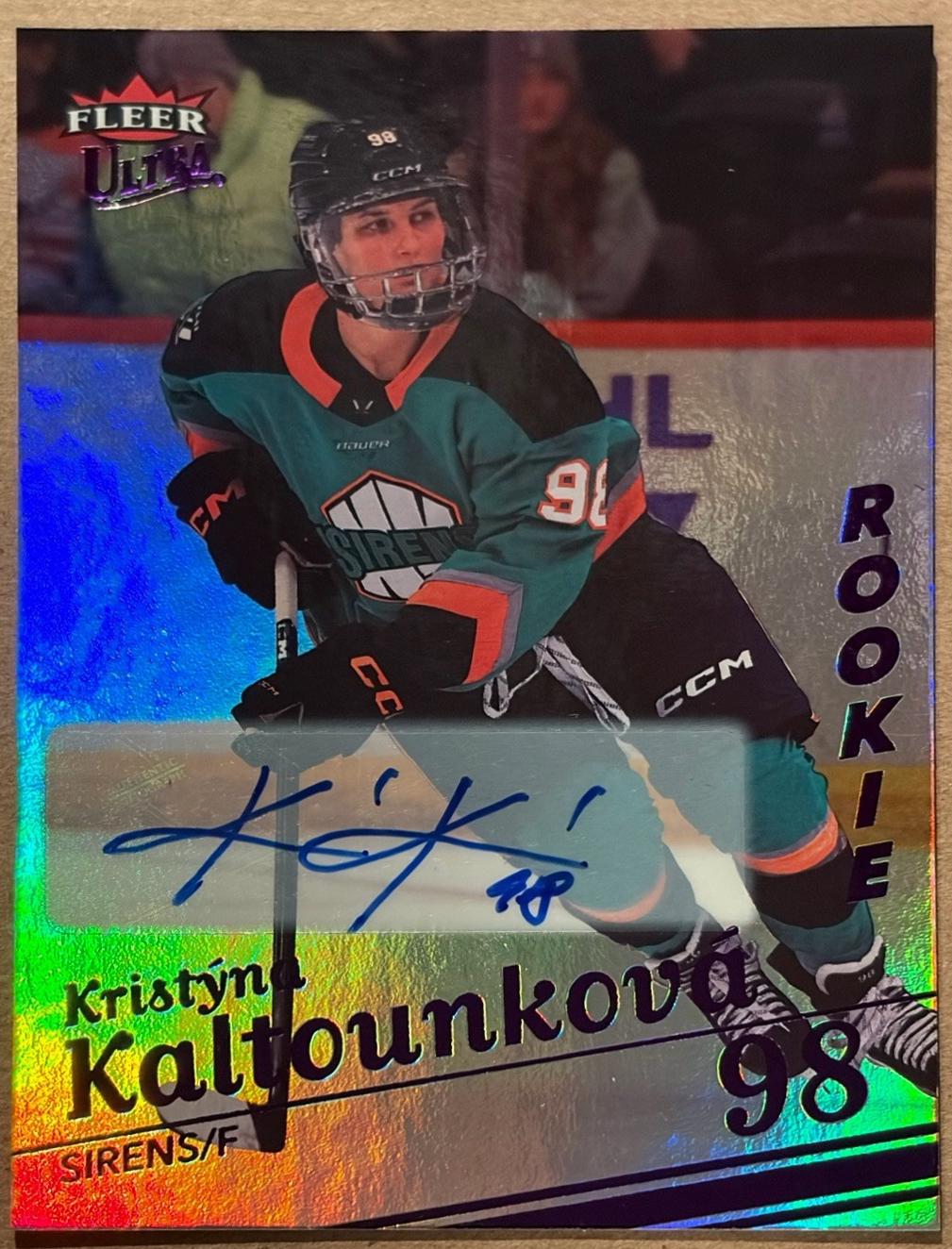 Kristyna Kaltounkova [Rainbow Autograph] #98
