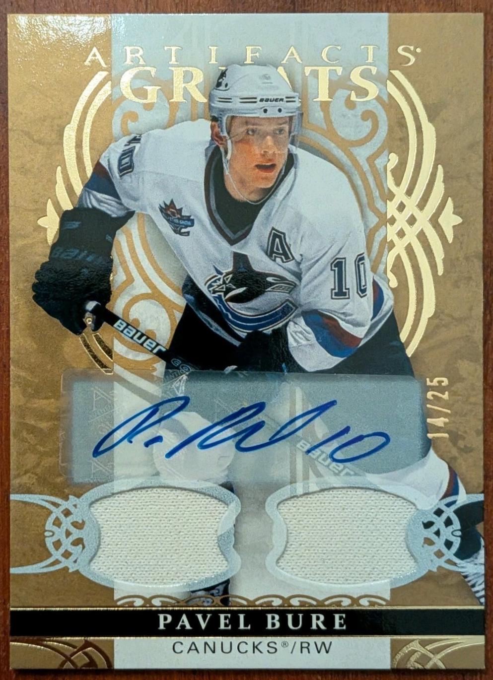 Pavel Bure [Material Autograph] #161