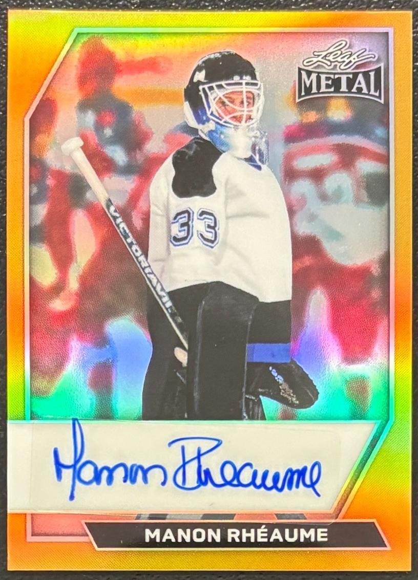 Manon Rheaume [Prismatic Gold] #BA-MR1