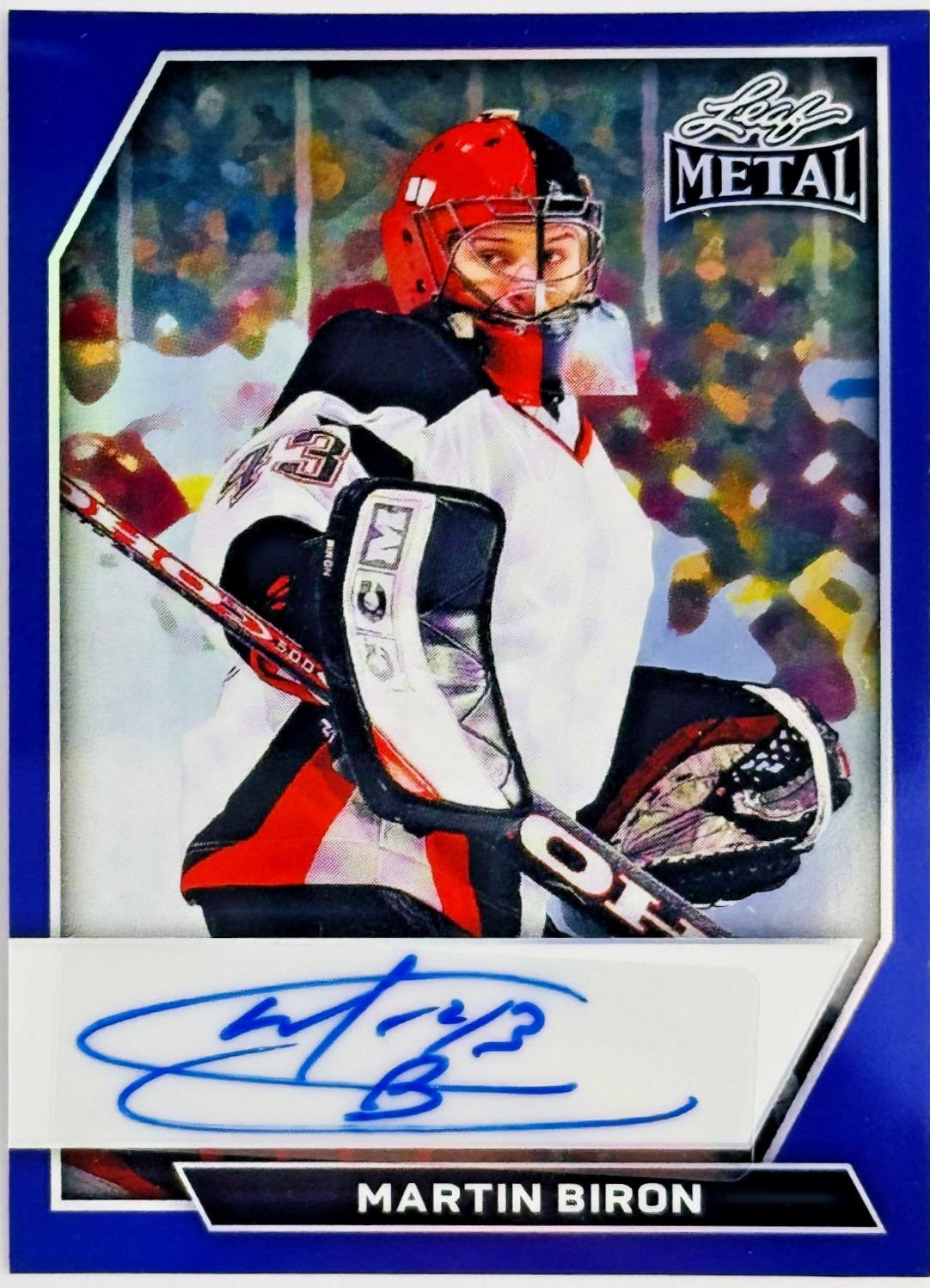 Martin Biron [Prismatic Purple] #BA-MB1
