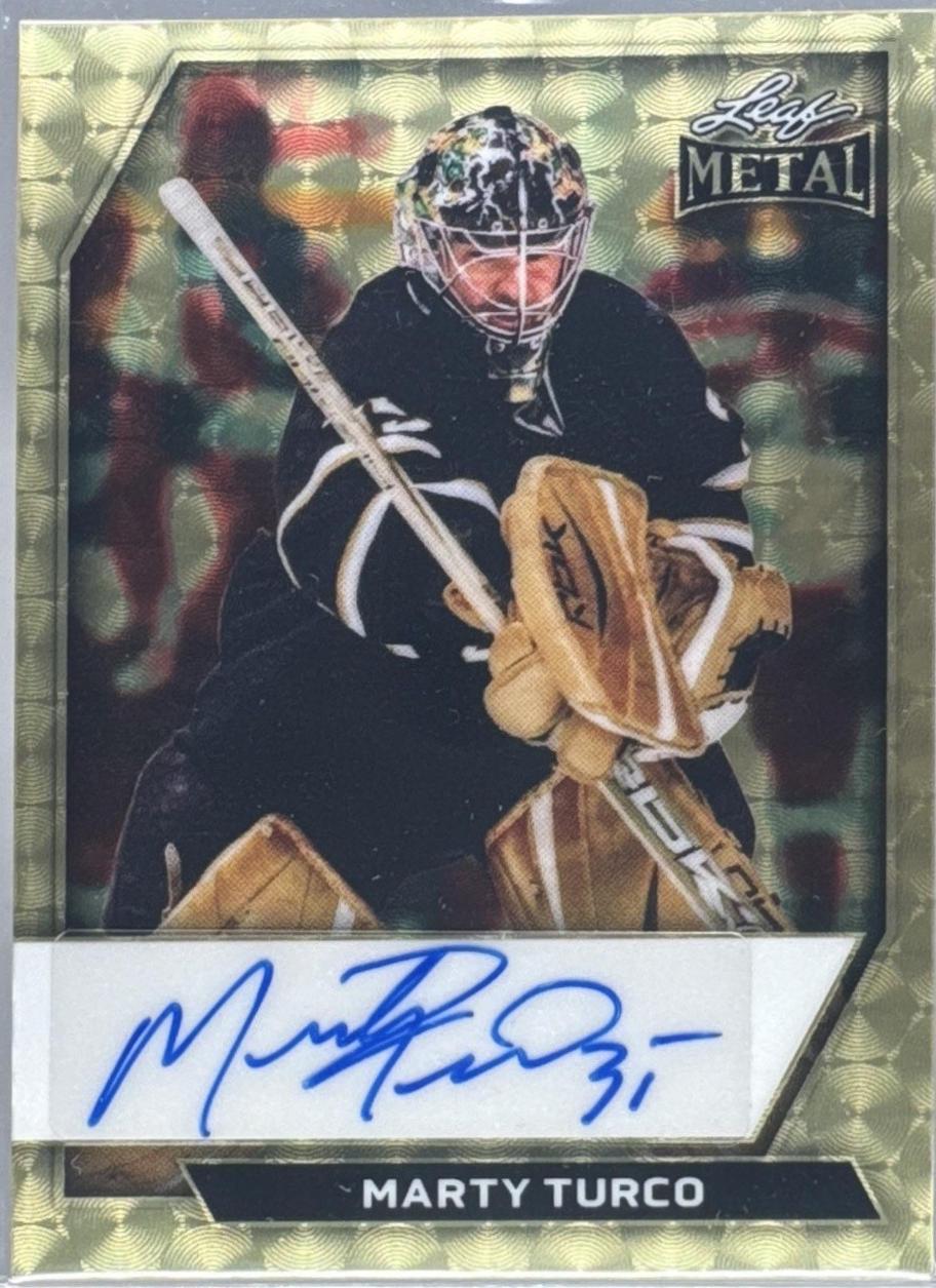 Marty Turco [Super Prismatic Gold] #BA-MT2