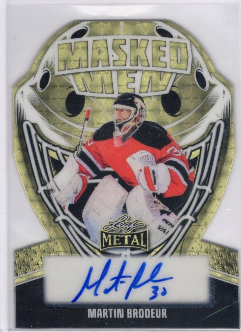Martin Brodeur [Super Prismatic Gold] #MM-MB1