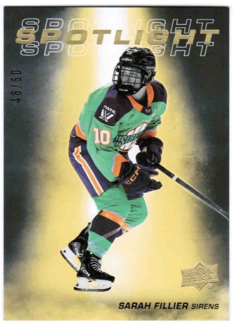 Sarah Fillier [Black White Gold Spectrum] #S-11