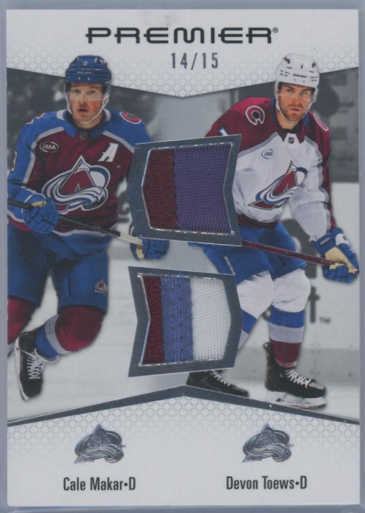 Cale Makar / Devon Toews [Patch] #PD-MT