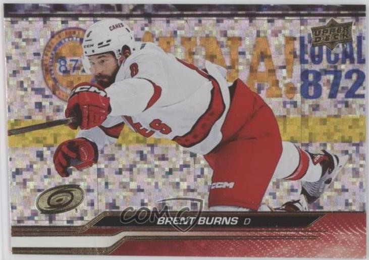 Brent Burns [Speckled Rainbow Foil] #285