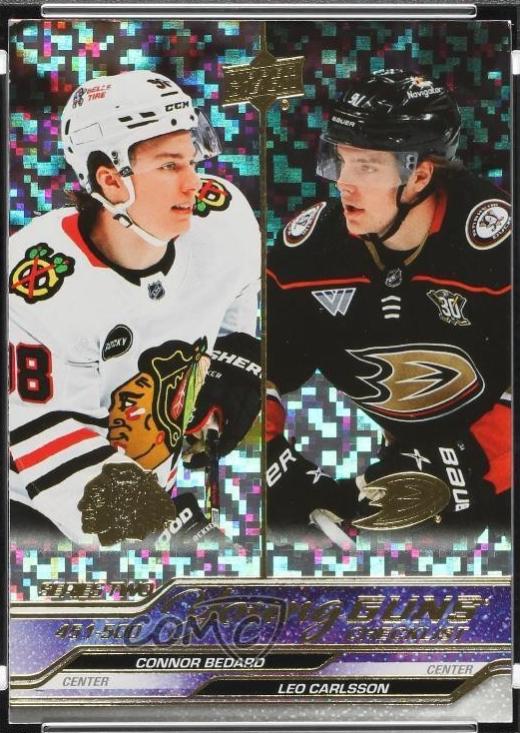 Connor Bedard / Leo Carlsson [Speckled Rainbow Foil] #500