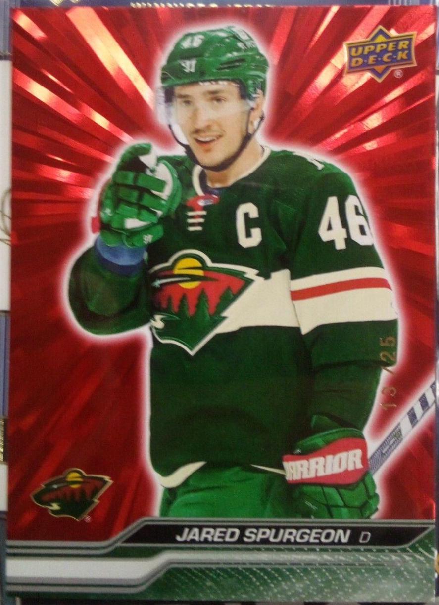 Jared Spurgeon [Outburst Red] #91