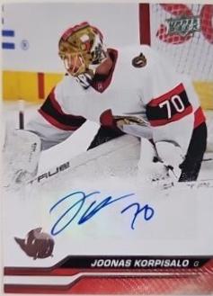 Joonas Korpisalo [Snow Spray Auto Variation] #594