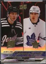 Luke Hughes / Matthew Knies [Silver Foil] #250