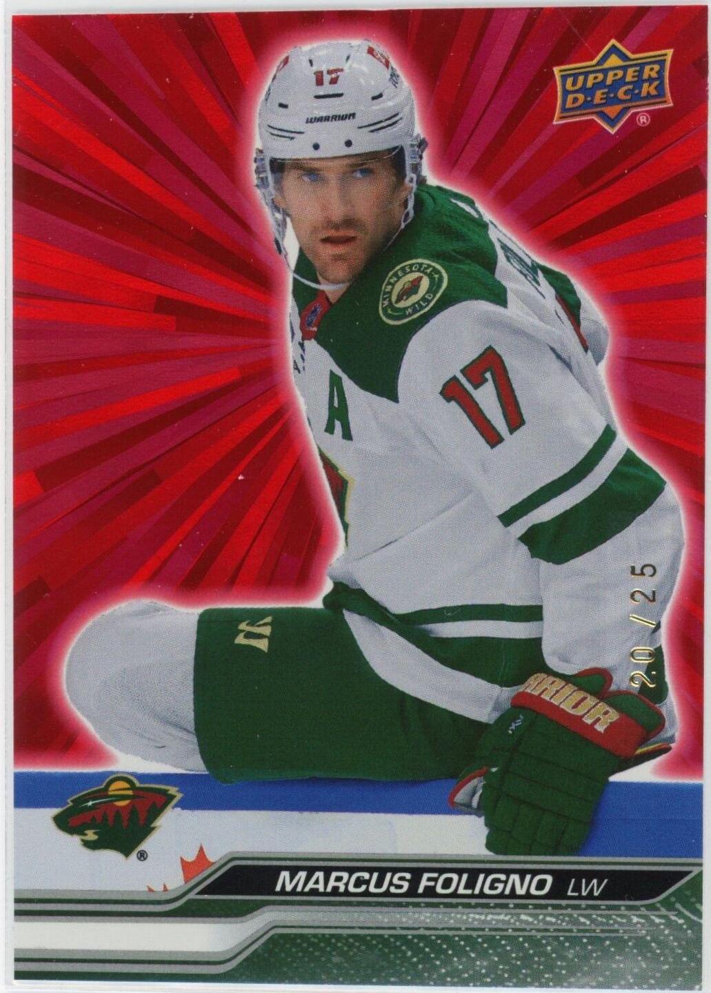Marcus Foligno [Outburst Red] #340