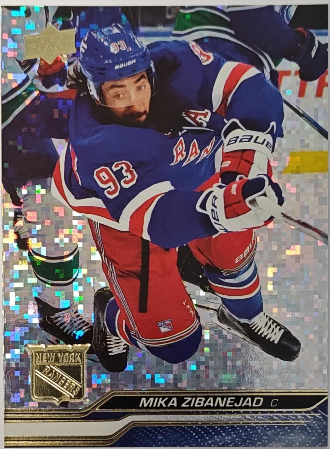Mika Zibanejad [Speckled Rainbow Foil] #120