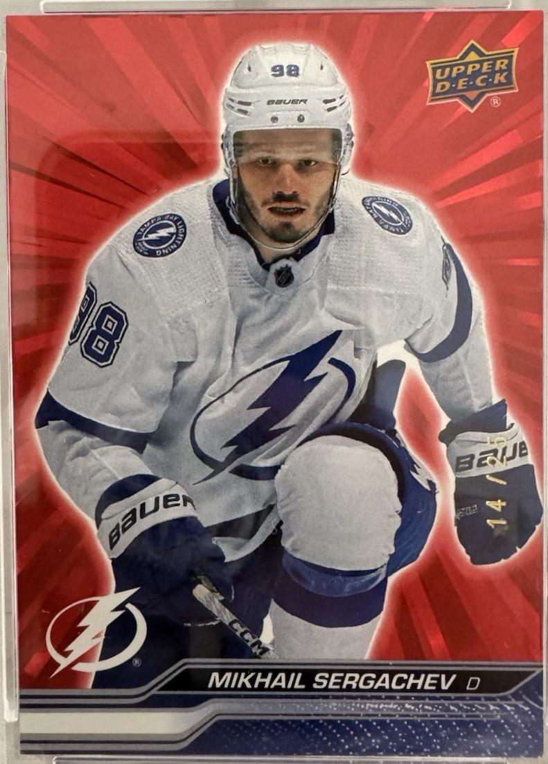 Mikhail Sergachev [Outburst Red] #416