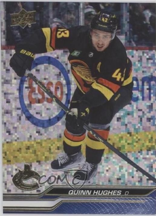 Quinn Hughes [Speckled Rainbow Foil] #426