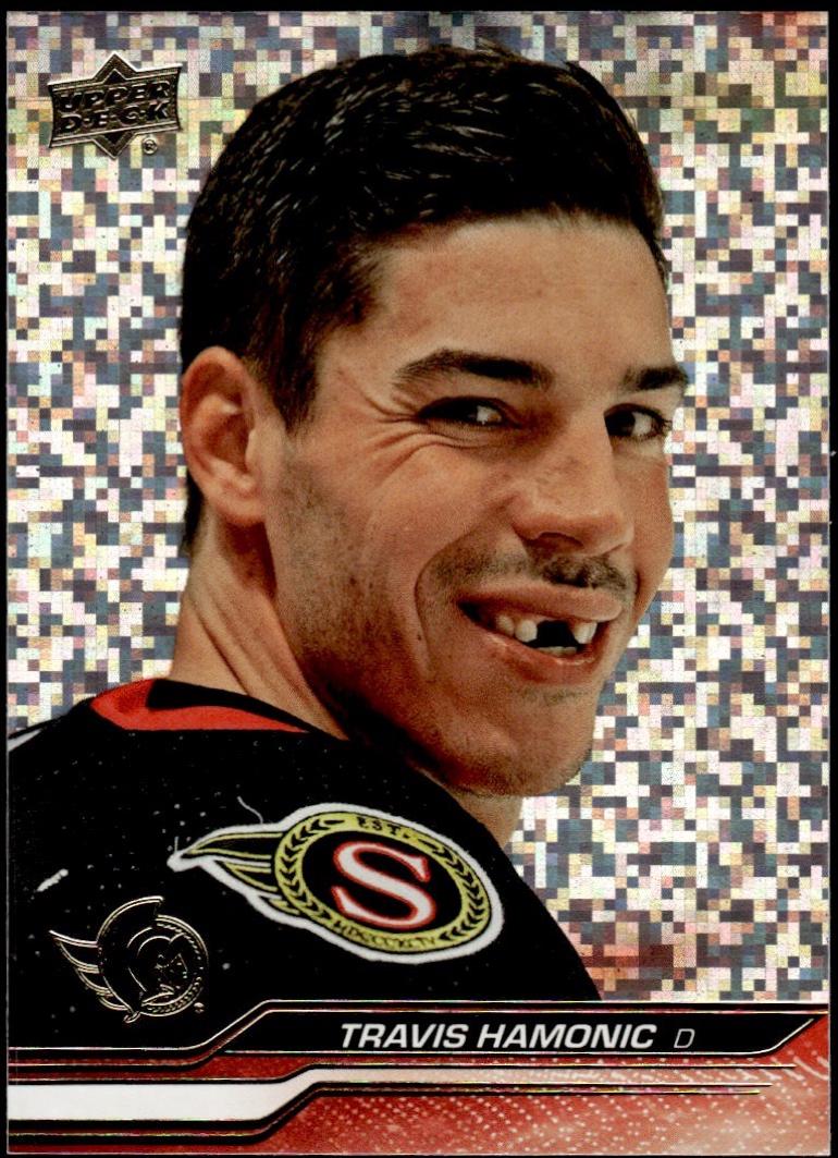 Travis Hamonic [Speckled Rainbow Foil] #595