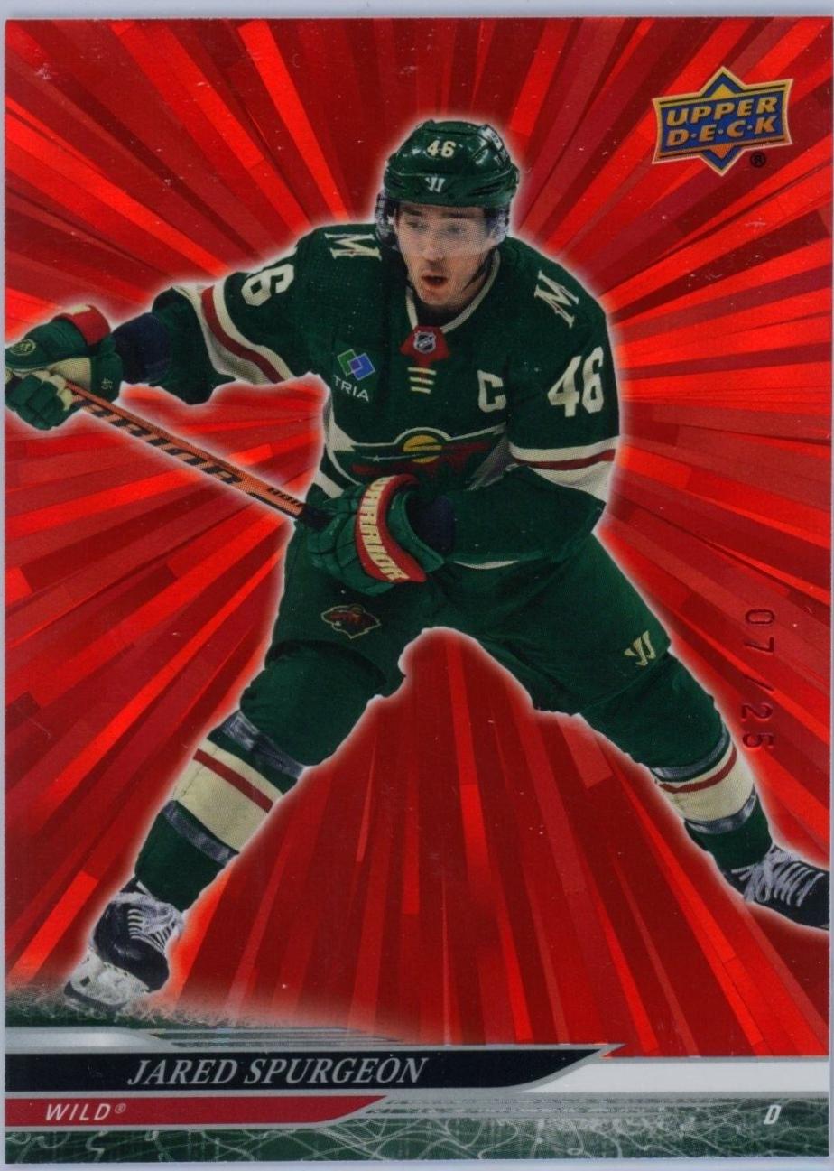 Jared Spurgeon [Outburst Red] #336