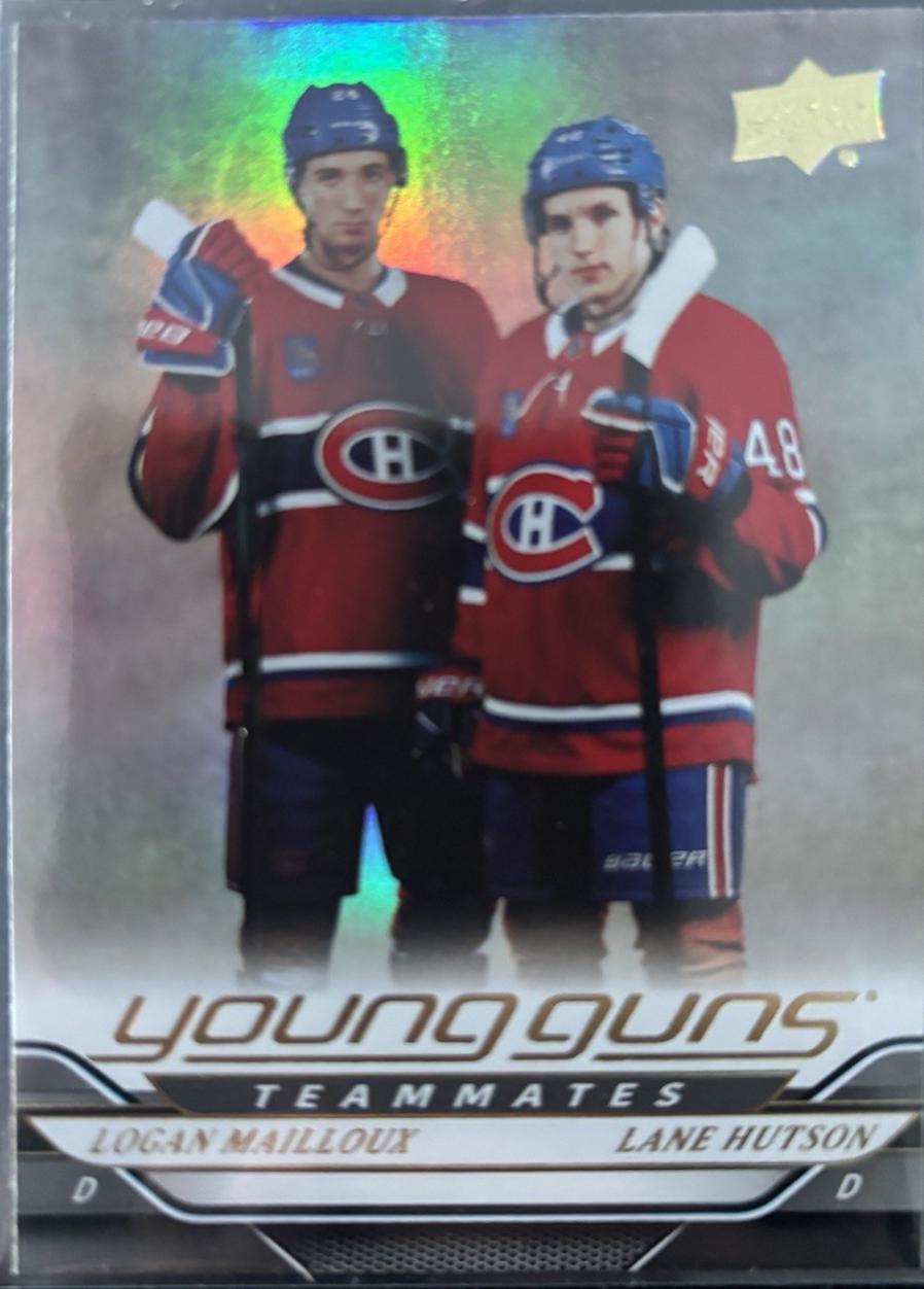Logan Mailloux / Lane Hutson [Silver Foil] #497