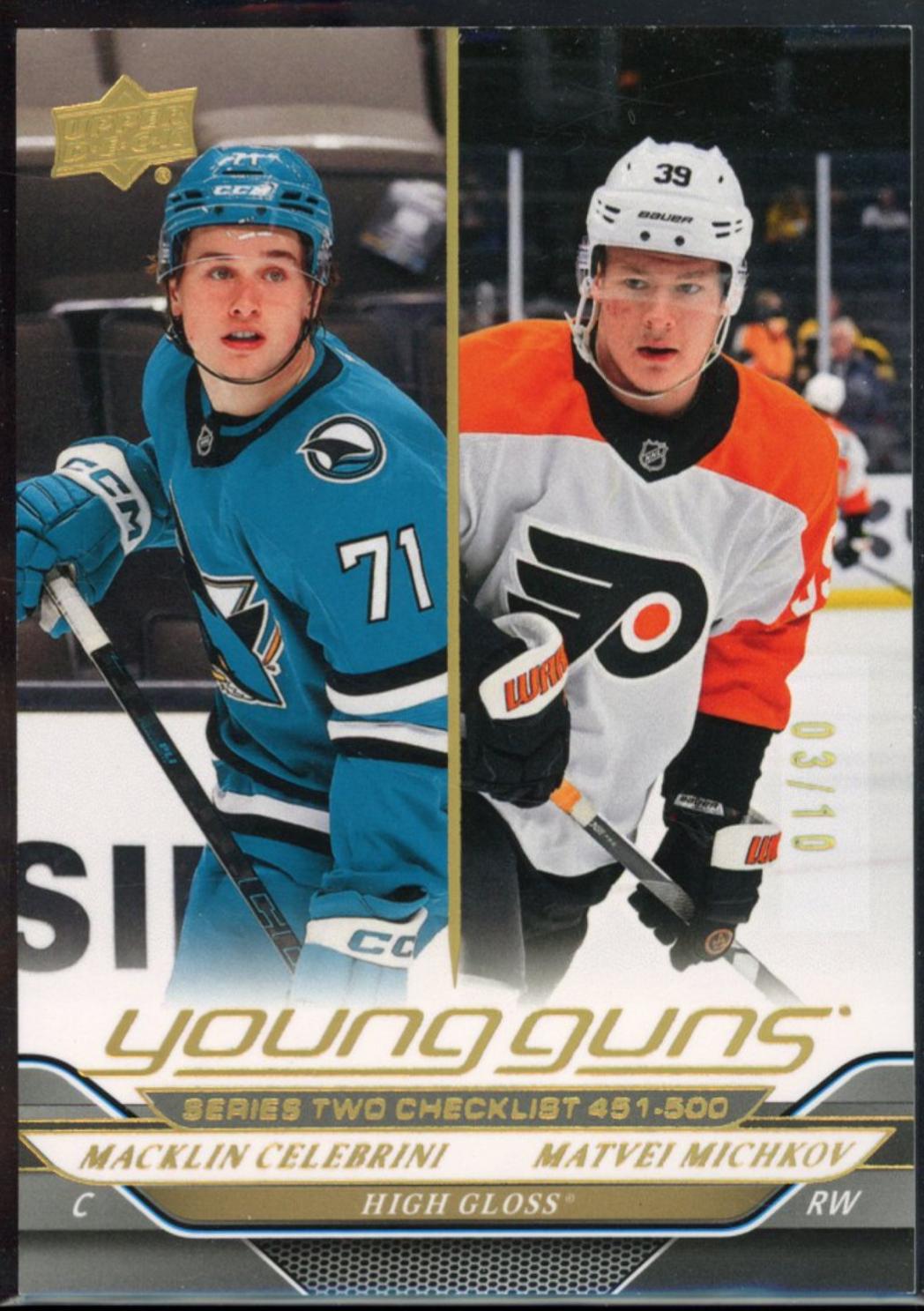 Macklin Celebrini / Matvei Michkov [High Gloss] #500