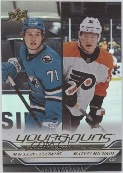 Macklin Celebrini / Matvei Michkov [Silver Foil] #500