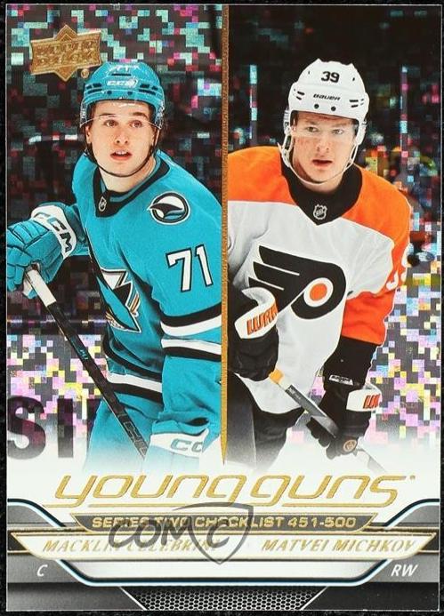 Macklin Celebrini / Matvei Michkov [Speckled Rainbow] #500