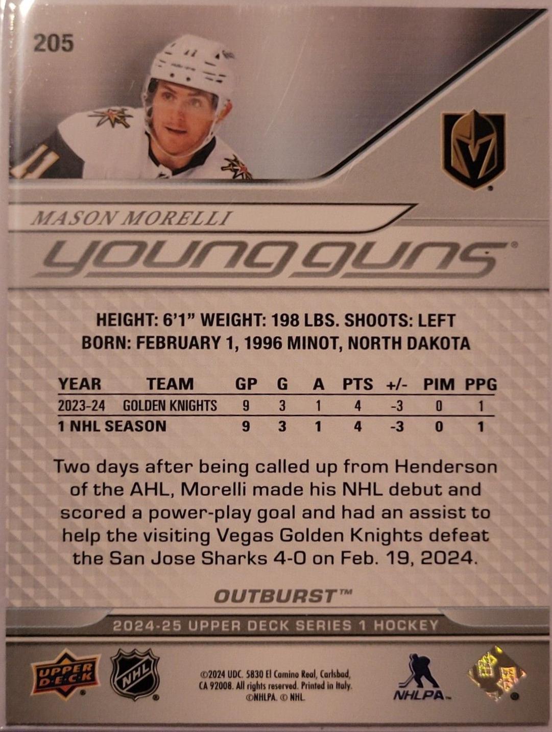 Mason Morelli [Outburst Silver] #205
