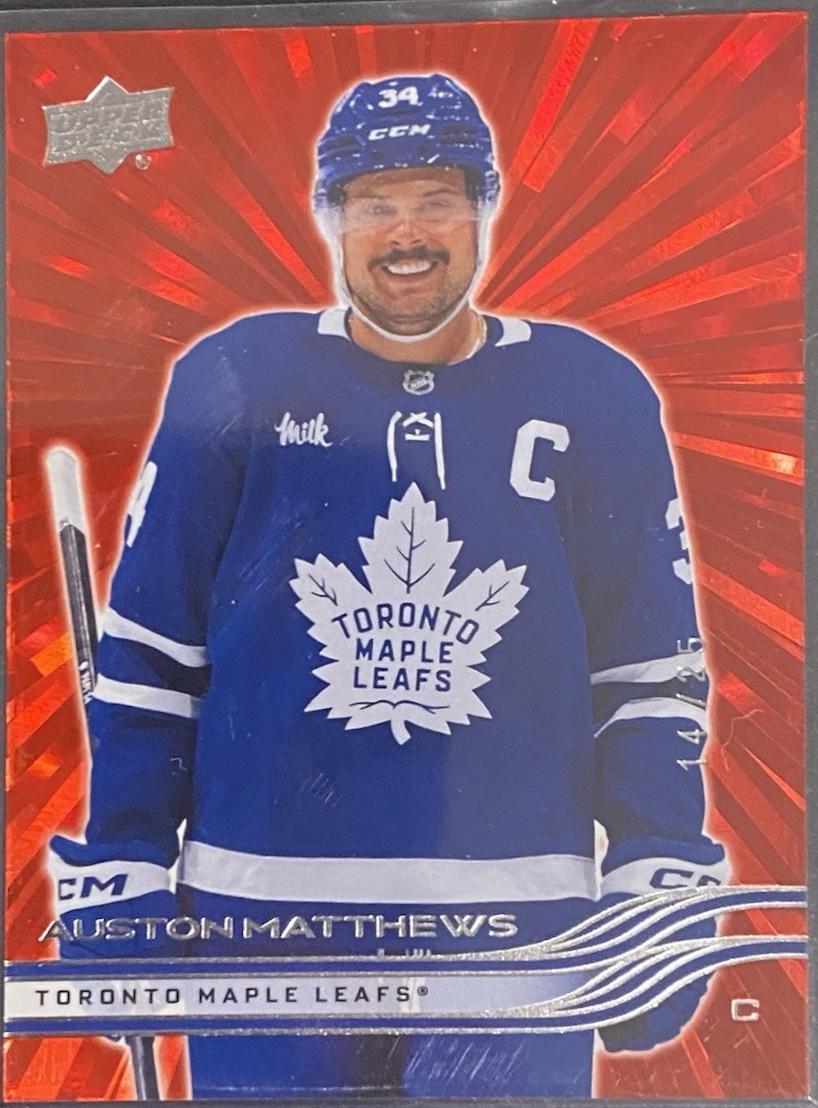 Auston Matthews [Outburst Red] #161