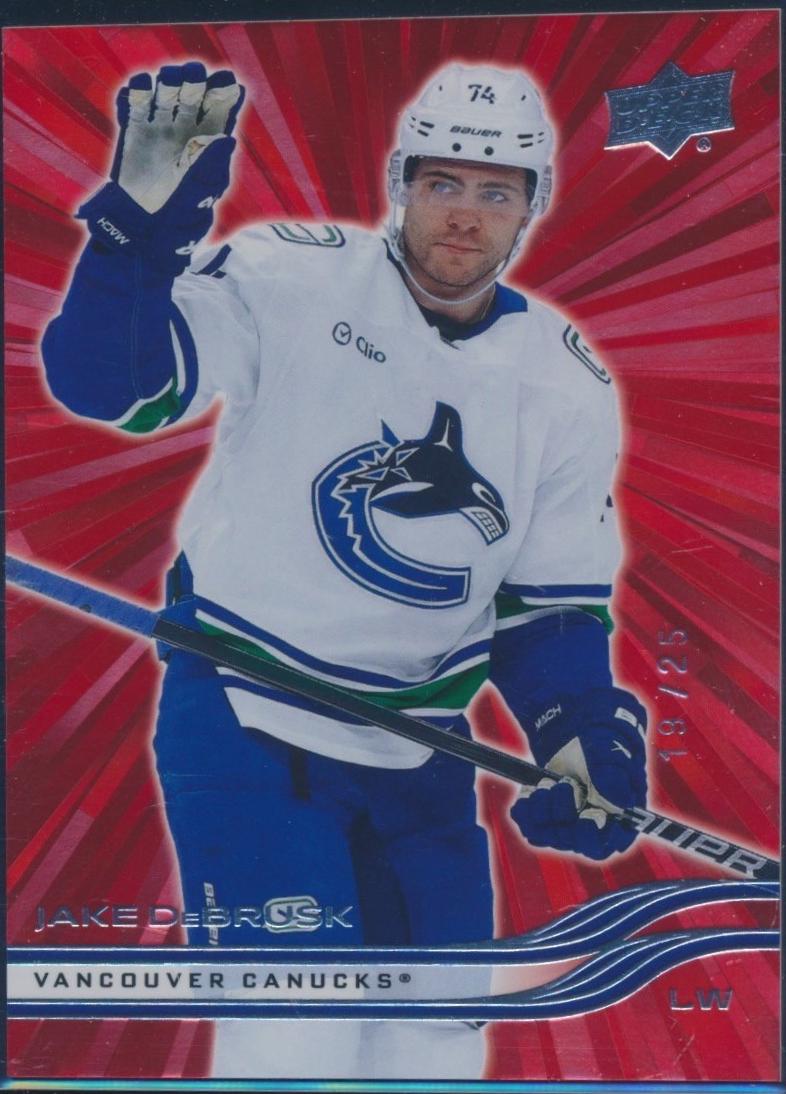 Jake DeBrusk [Outburst Red] #179