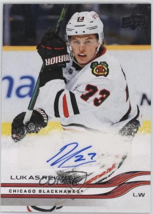 Lukas Reichel [Snow Spray Auto Variation] #34
