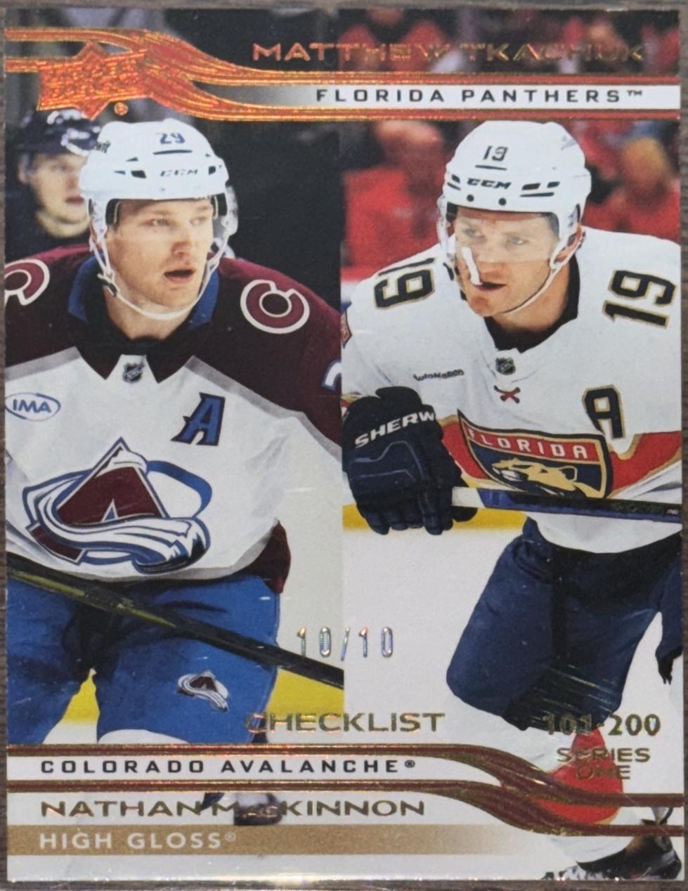 Nathan MacKinnon / Matthew Tkachuk [High Gloss] #200