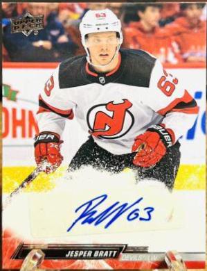 Jesper Bratt [Snow Spray Autograph] #107