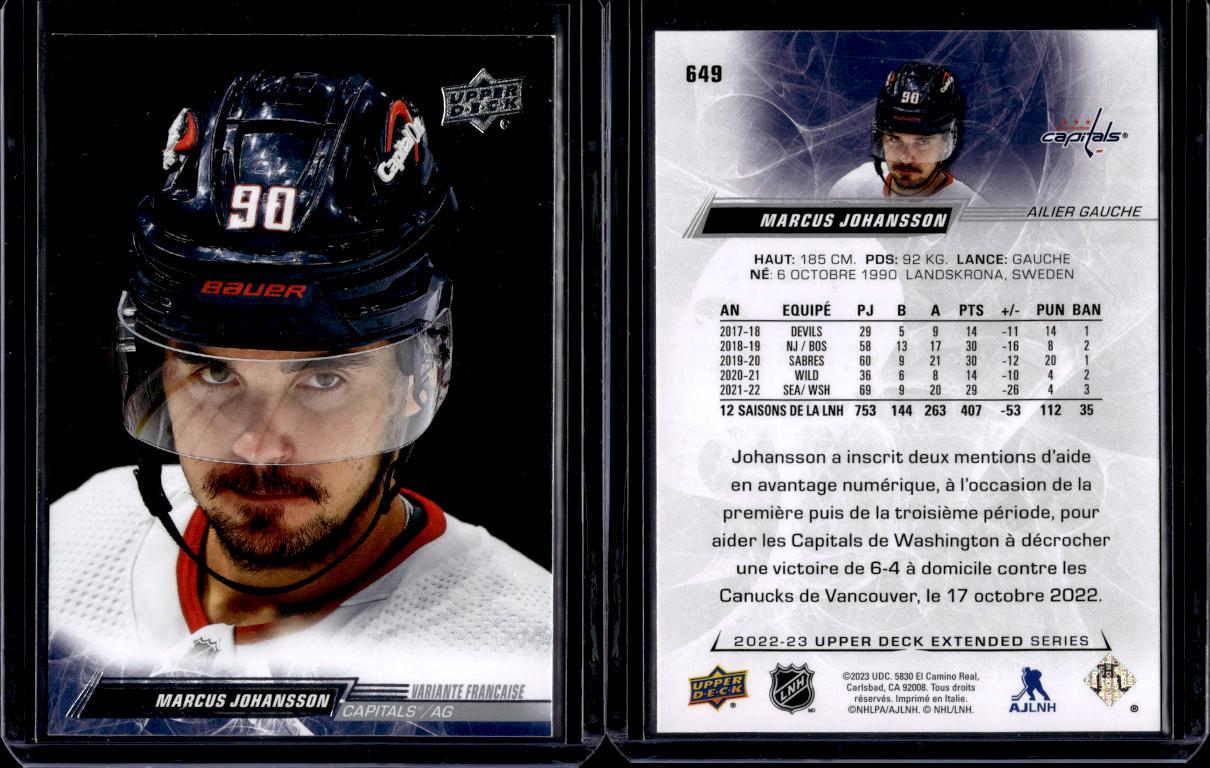 Marcus Johansson [French] #649