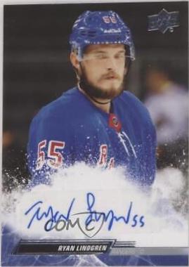 Ryan Lindgren [Snow Spray Autograph] #596