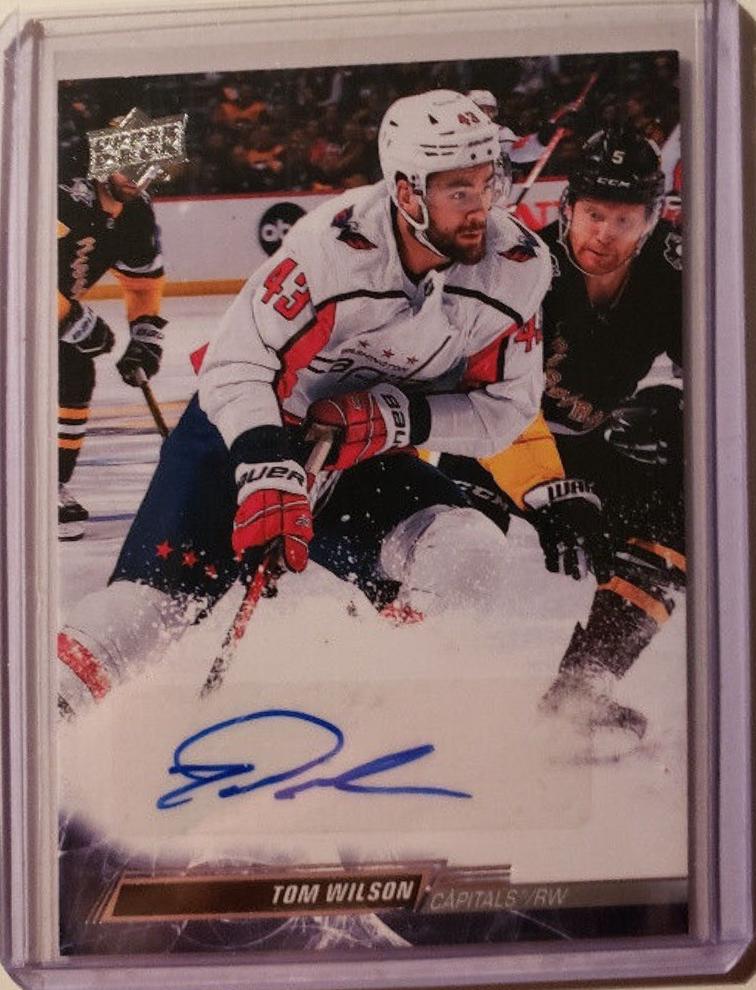 Tom Wilson [Snow Spray Autograph] #439