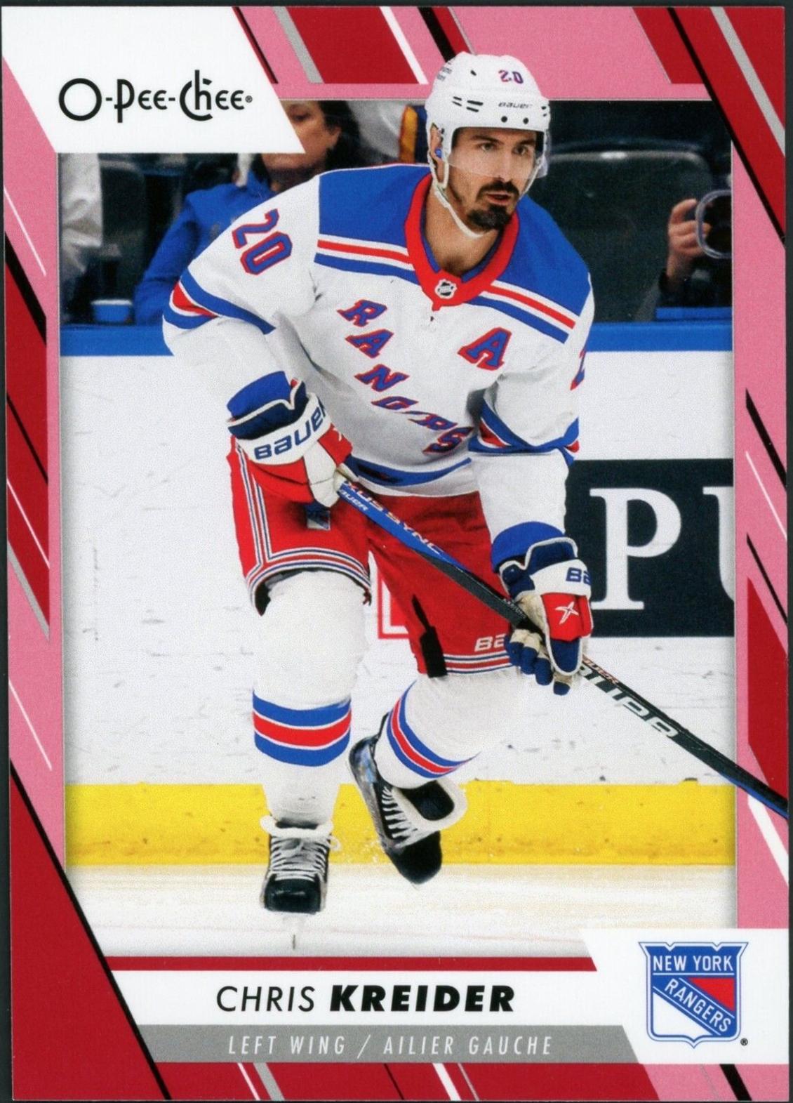Chris Kreider [Red Border Blank Back] #67