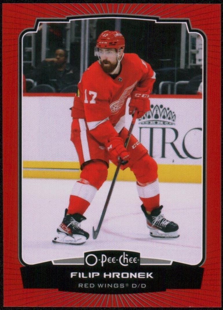 Filip Hronek [Red Border Blank Back] #451