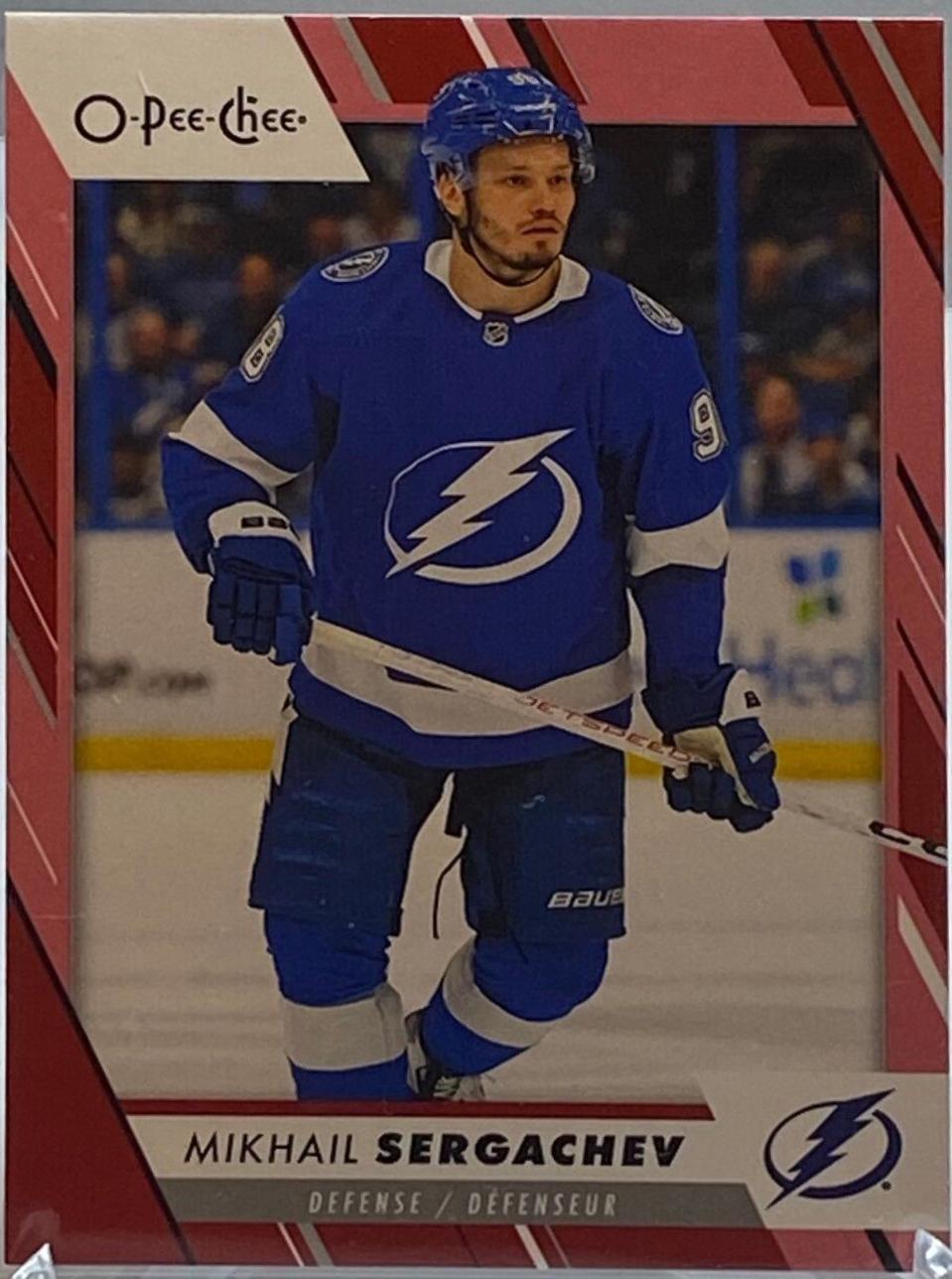 Mikhail Sergachev [Red Border Blank Back] #131