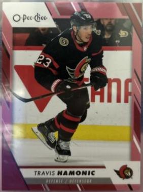 Travis Hamonic [Red Border Blank Back] #456