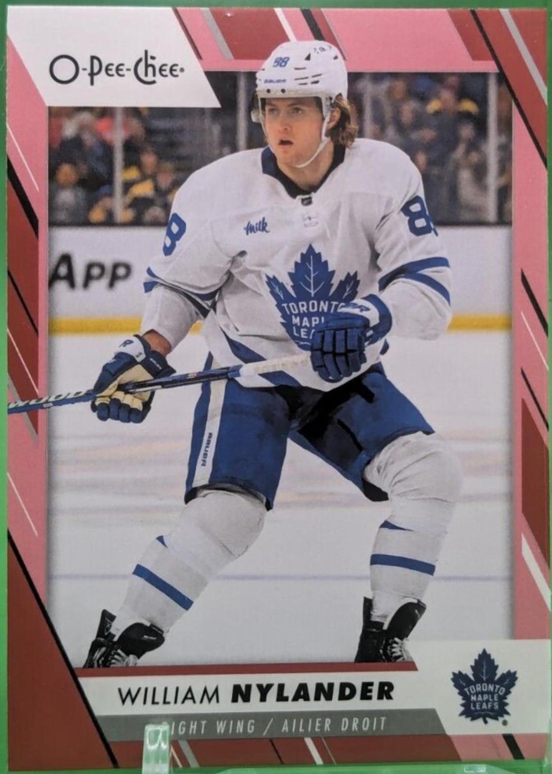 William Nylander [Red Border Blank Back] #144