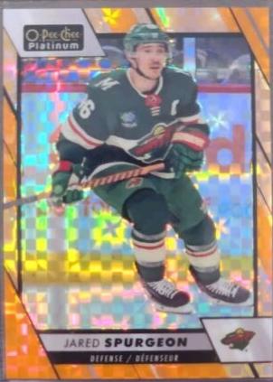 Jared Spurgeon [Orange Checkers] #37