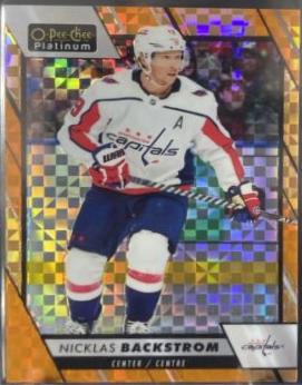 Nicklas Backstrom [Orange Checkers] #180