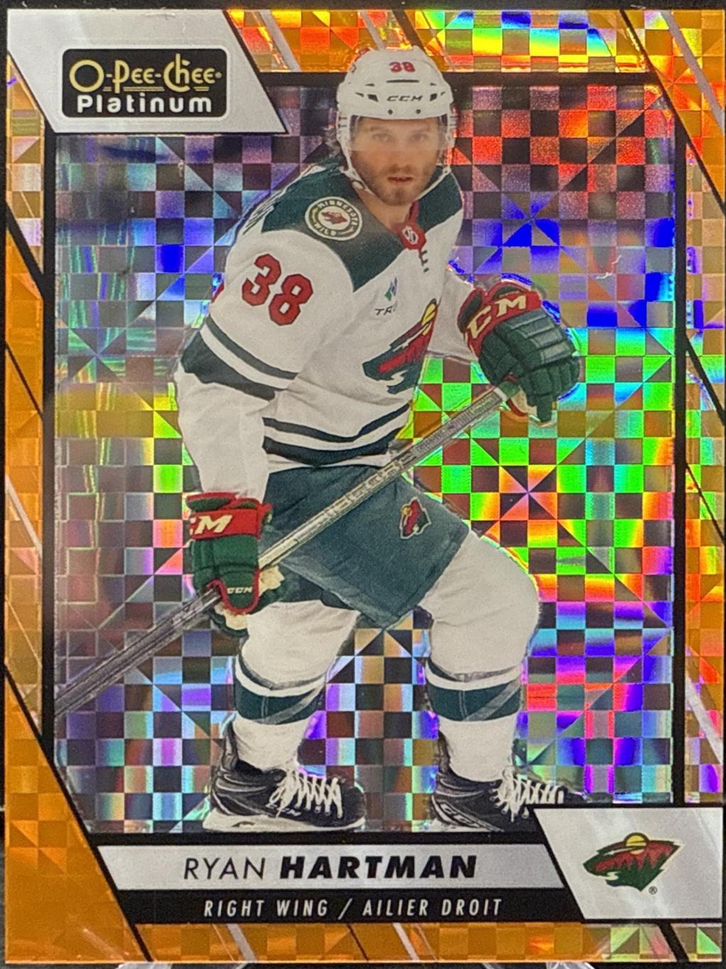 Ryan Hartman [Orange Checkers] #145